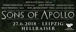 27.06.2018 - Sons of Apollo @ Hellraiser, Leipzig